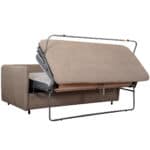 Canapé convertible beige ouvert 2 3 places