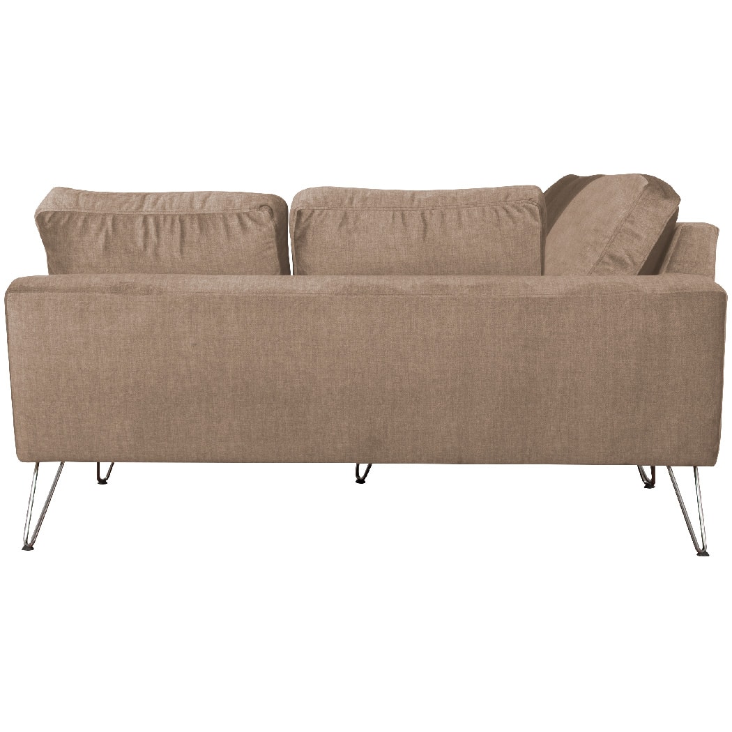 Canapé d'angle droit beige dos 2