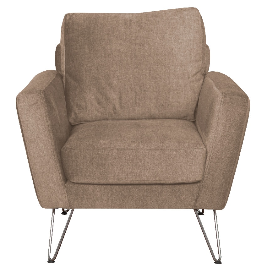 Fauteuil face 1 place beige