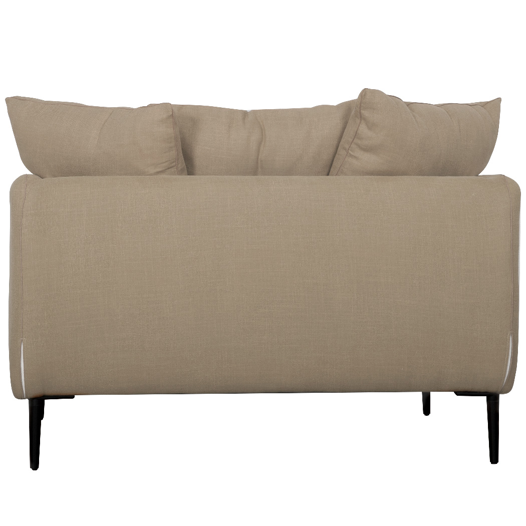 Fauteuil XXL dos beige