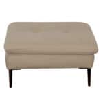 Pouf dessus beige