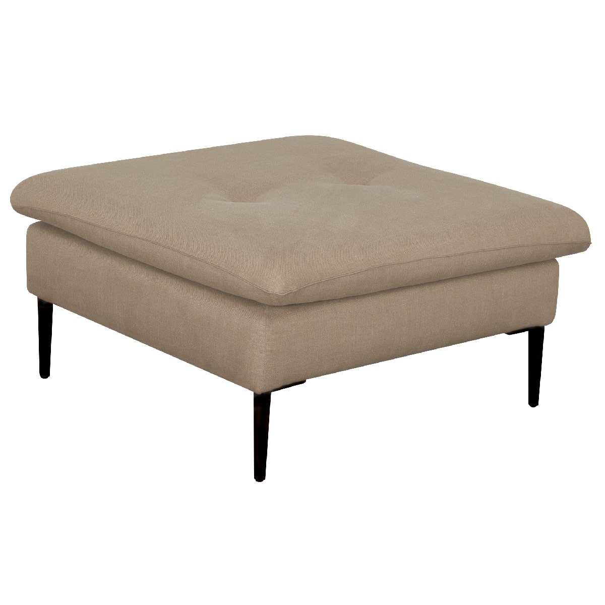 Pouf beige troiscquarts